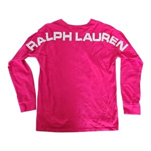 Ralph Lauren Kids Pink Long Sleeve Tee